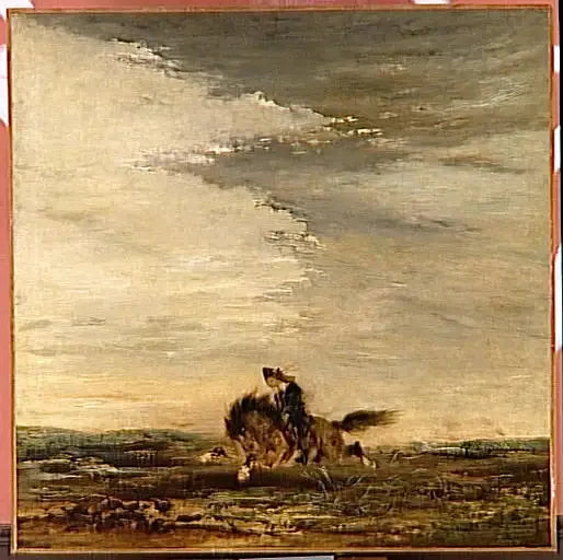 Cavalier écossais - Gustave Moreau image 1 copie de tableau peinte à la main