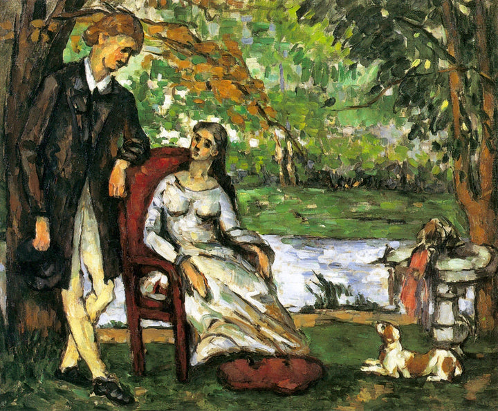 ザ カンバセーション、1872 -1873 - Paul Cézanne
