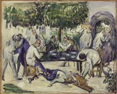酔っぱらいたち、1876 -1877 - Paul Cézanne