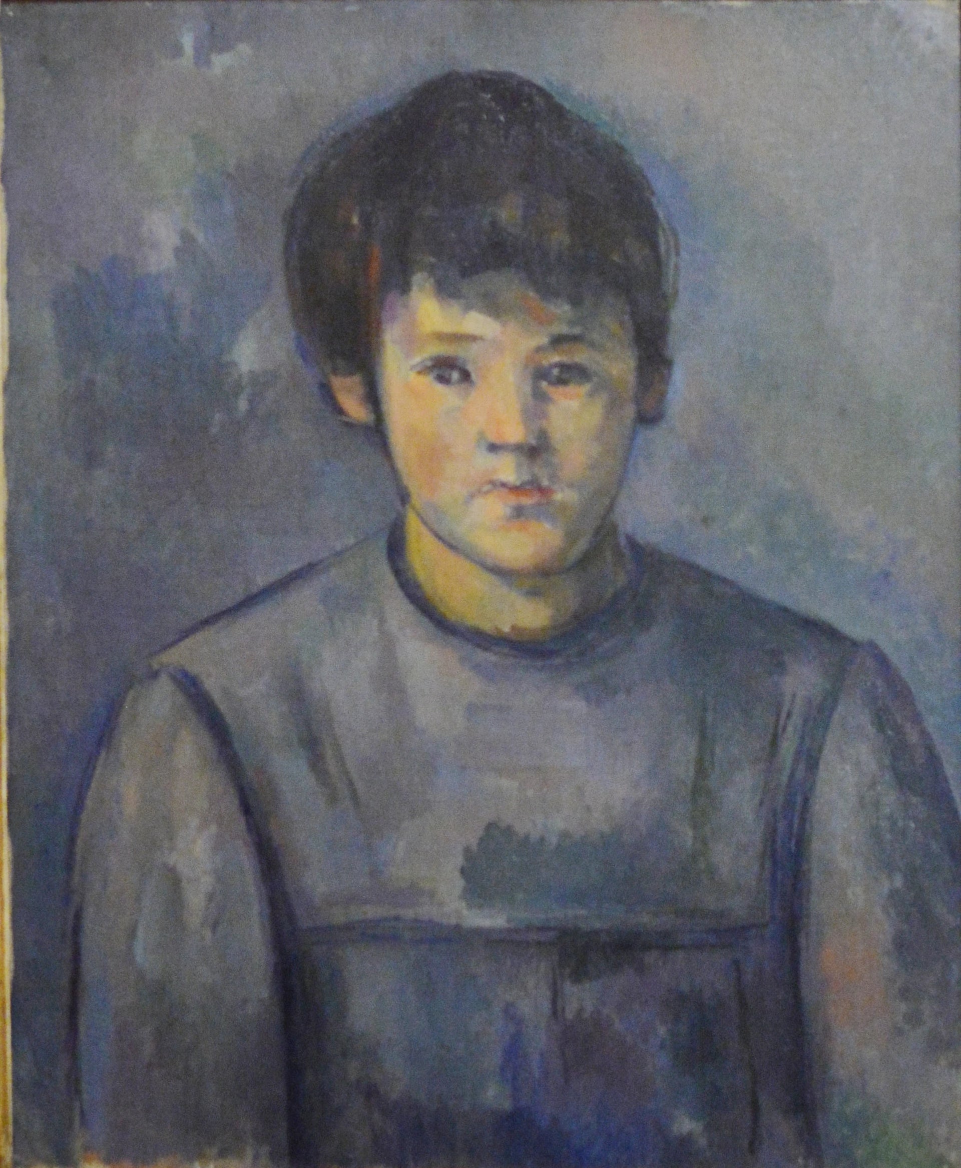 Portrait de fillette, vers 1896, Paul Cézanne, musée Zambaccian – reproduction peinture à l’huile sur toile