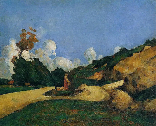 ザ ロード、1871 年頃 - Paul Cézanne