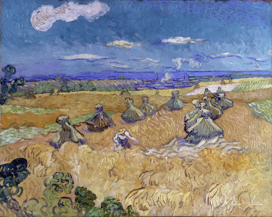 Champ de blé 1890 - Van Gogh - Reproductions de tableaux et peintures haut de gamme