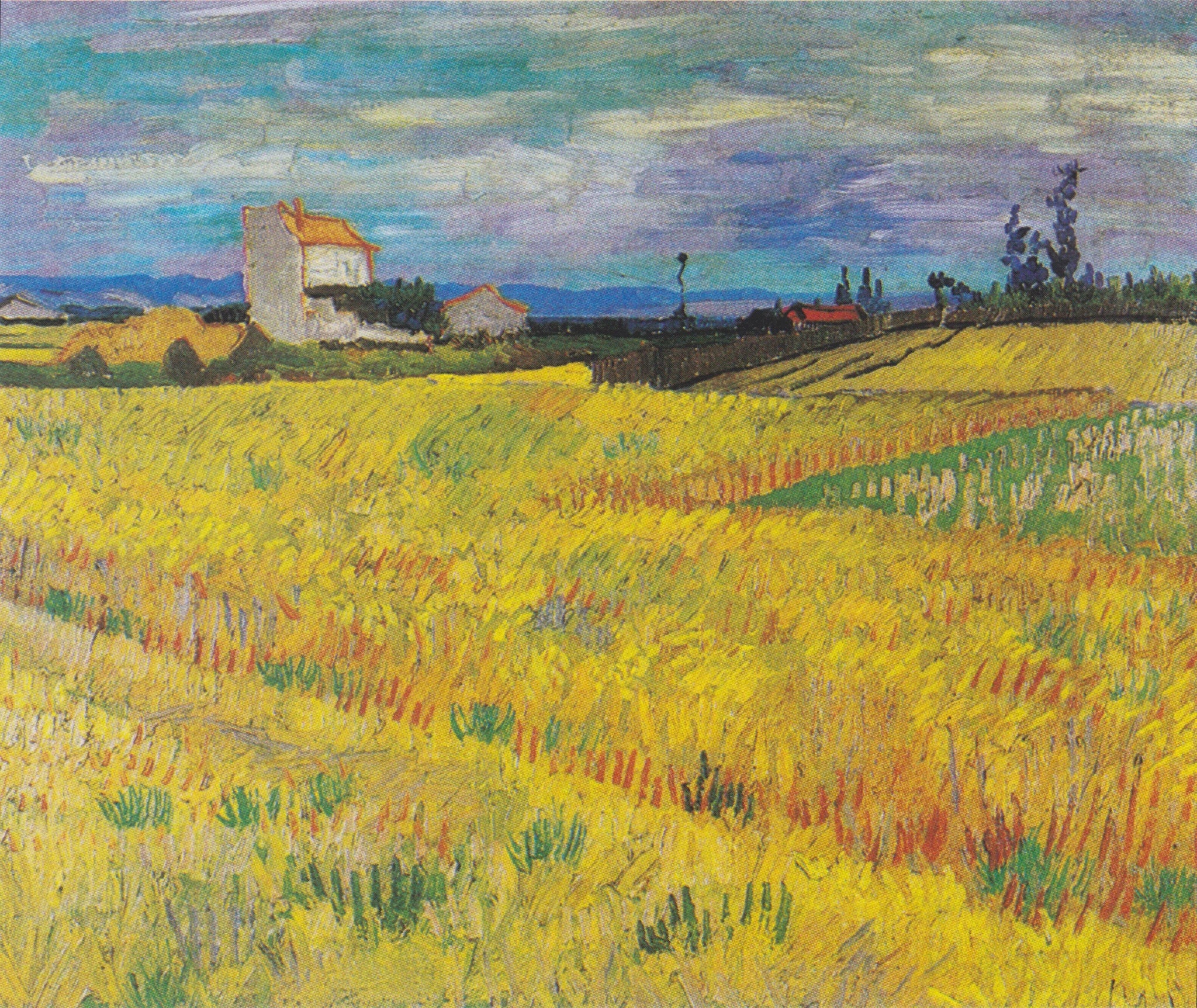 Champ de blé F564 de Vincent van Gogh