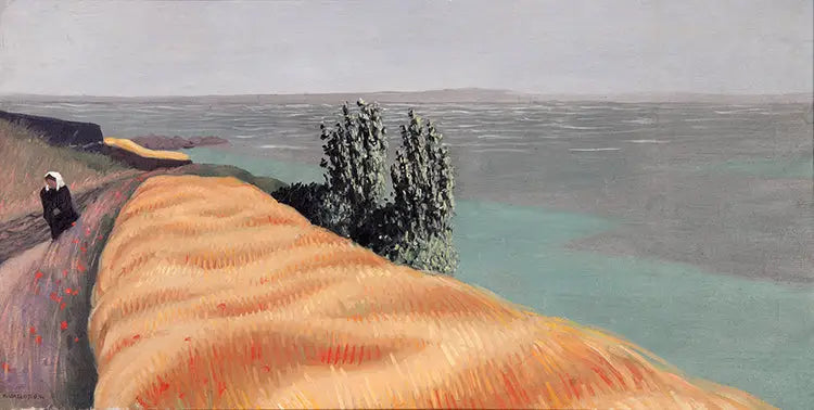 小麦畑、ロクリケ - フェリックス・ヴァロトン

Source:
Champ de blé, Locquirec - Félix Vallotton
