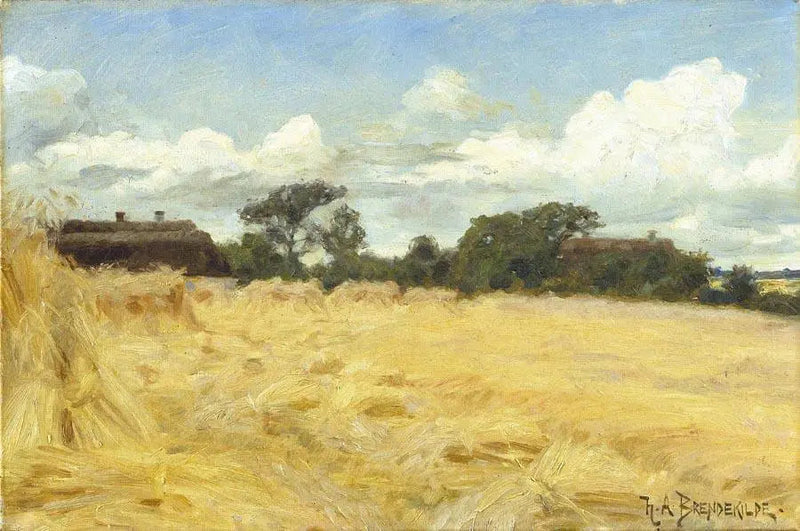 小麦畑 - H. A. Brendekilde

Source:
Champs de blé. - H. A. Brendekilde