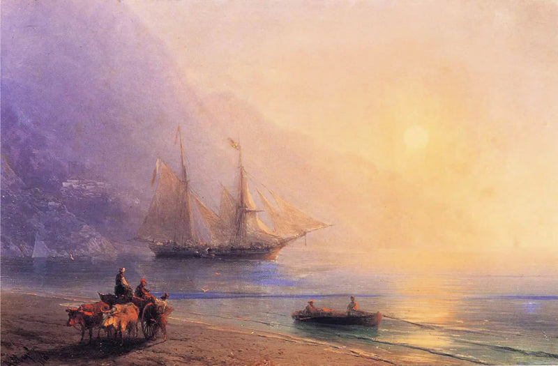 クリミー沿岸沖での補給の積み込み - イワン・アイヴァゾフスキー

Source:
Chargement de provisions au large des côtes de Crimée - Ivan Aïvazovski