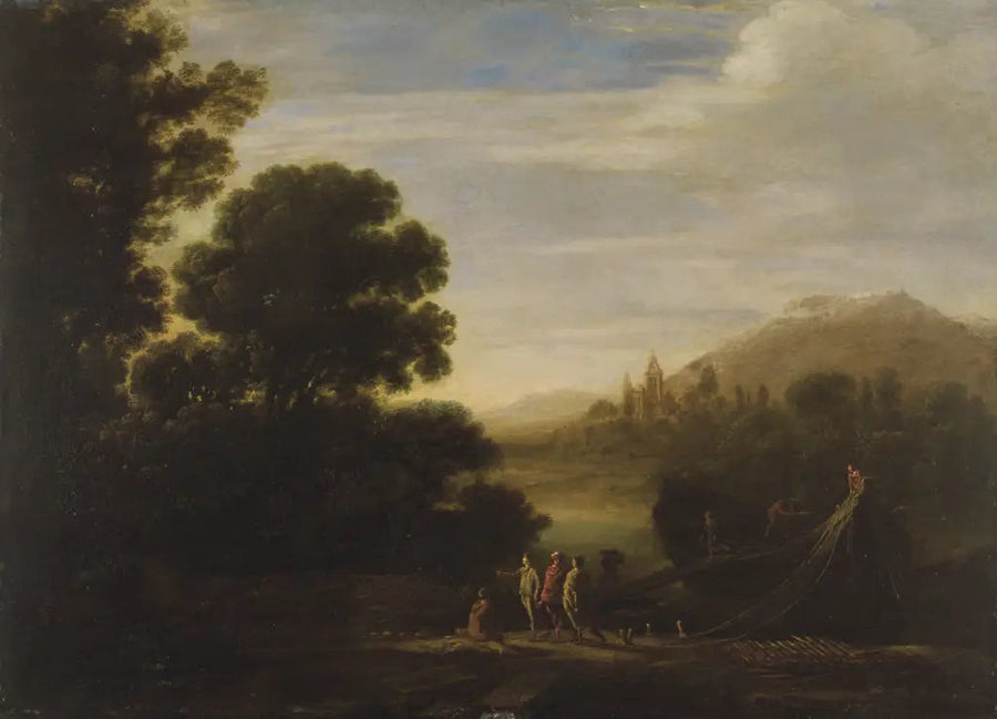 夕暮れの黄金の光の中で木材を積む - クロード・ロラン

Source:
Chargement du bois dans la lueur dorée du soir - Claude Lorrain