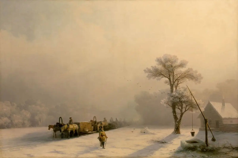 冬の馬車の旅 - イワン・アイヴァゾフスキー

Source:
Chariots d'hiver en route - Ivan Aïvazovski