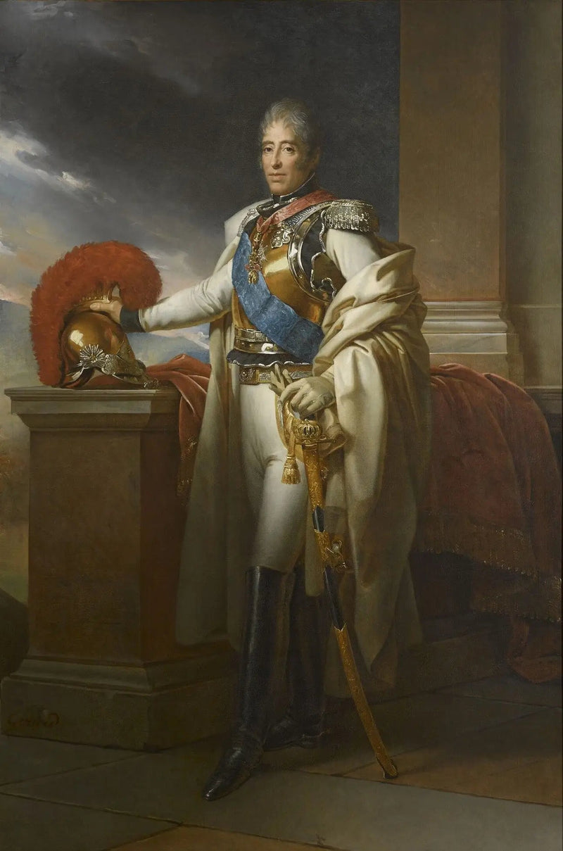 フランスのシャルル＝フィリップ（1757-1836）、アルトワ伯、カラビニエールの総軍曹の制服を着た姿、約1815年 - フランソワ・ジェラール

Source:
Charles-Philippe de France (1757-1836), comte d'Artois, en uniforme de colonel général des Carabiniers, vers 1815 - François Gérard