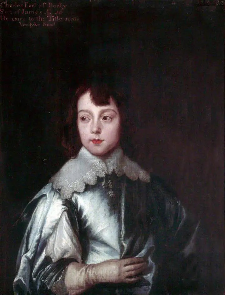 シャルル・スタンリー（1628年–1672年）、ダービー伯爵第8代 - アントワーヌ・ヴァン・ダイク

Source:
Charles Stanley (1628–1672), 8e comte de Derby - Antoine van Dyck