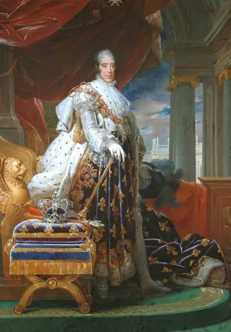 シャルルX（1757-1836）、戴冠式の衣装を着た - フランソワ・ジェラール

Source:
Charles X (1757-1836), en tenue de couronnement - François Gérard