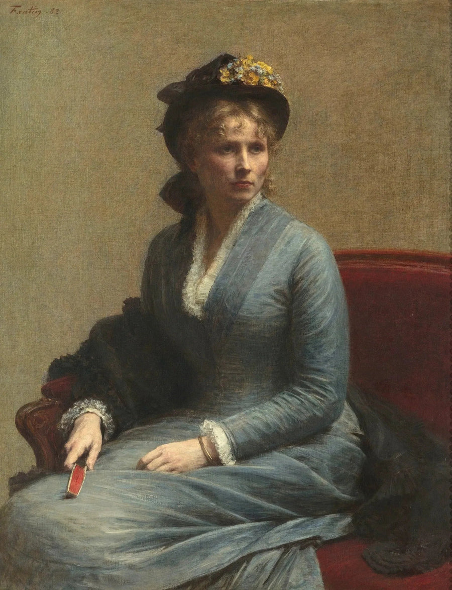 シャルロット・デュブルール - アンリ・ファンタン＝ラトゥール

Source:
Charlotte Dubourg - Henri Fantin-Latour
