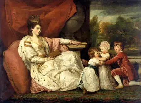 シャーロット（グレンヴィル）、ウィリアムズ＝ウィン夫人（1754-1830）とその子供たち - ジョシュア・レイノルズ