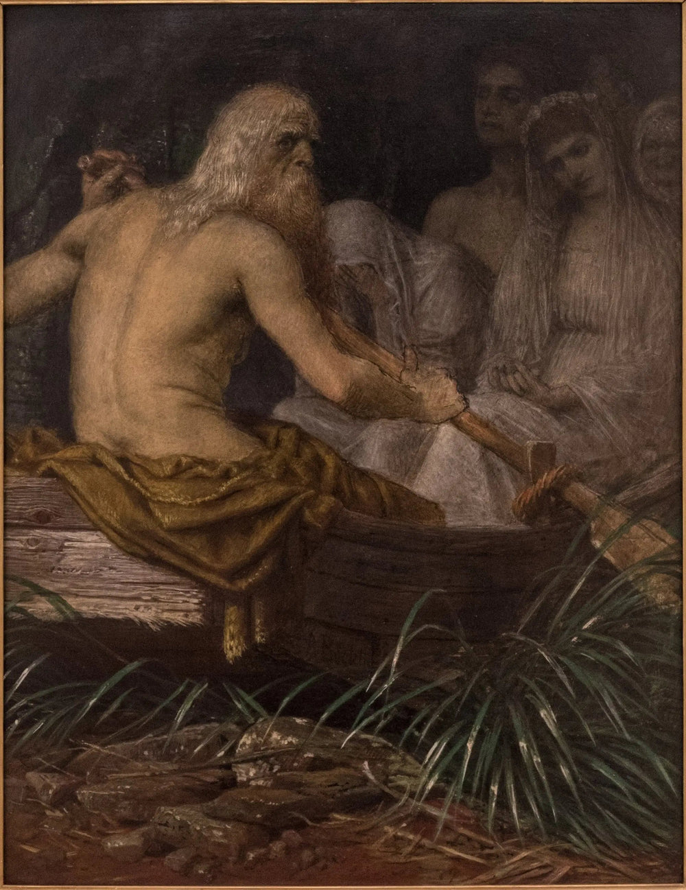 Charon - Arnold Böcklin image 1 reproduction d’œuvre d’art à l’huile