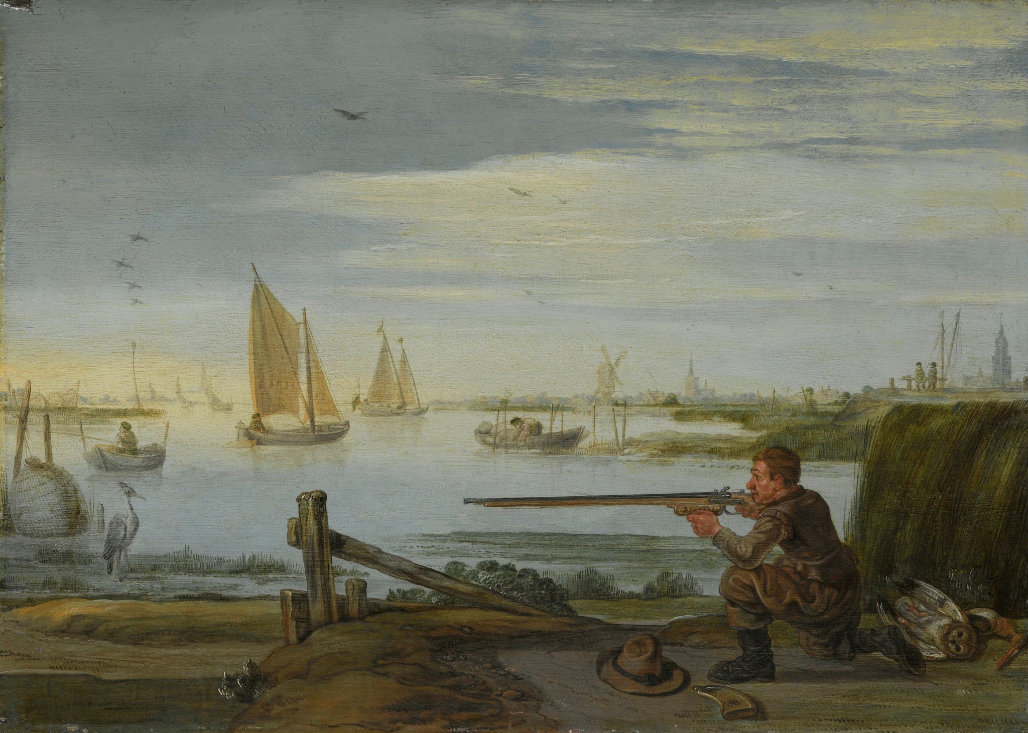 Un chasseur d'oiseaux - Arent Arentsz