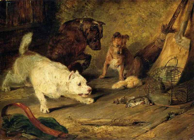 ネズミ狩り - エドウィン・ヘンリー・ランシー

Source:
Chasseurs de rats - Edwin Henry Landseer