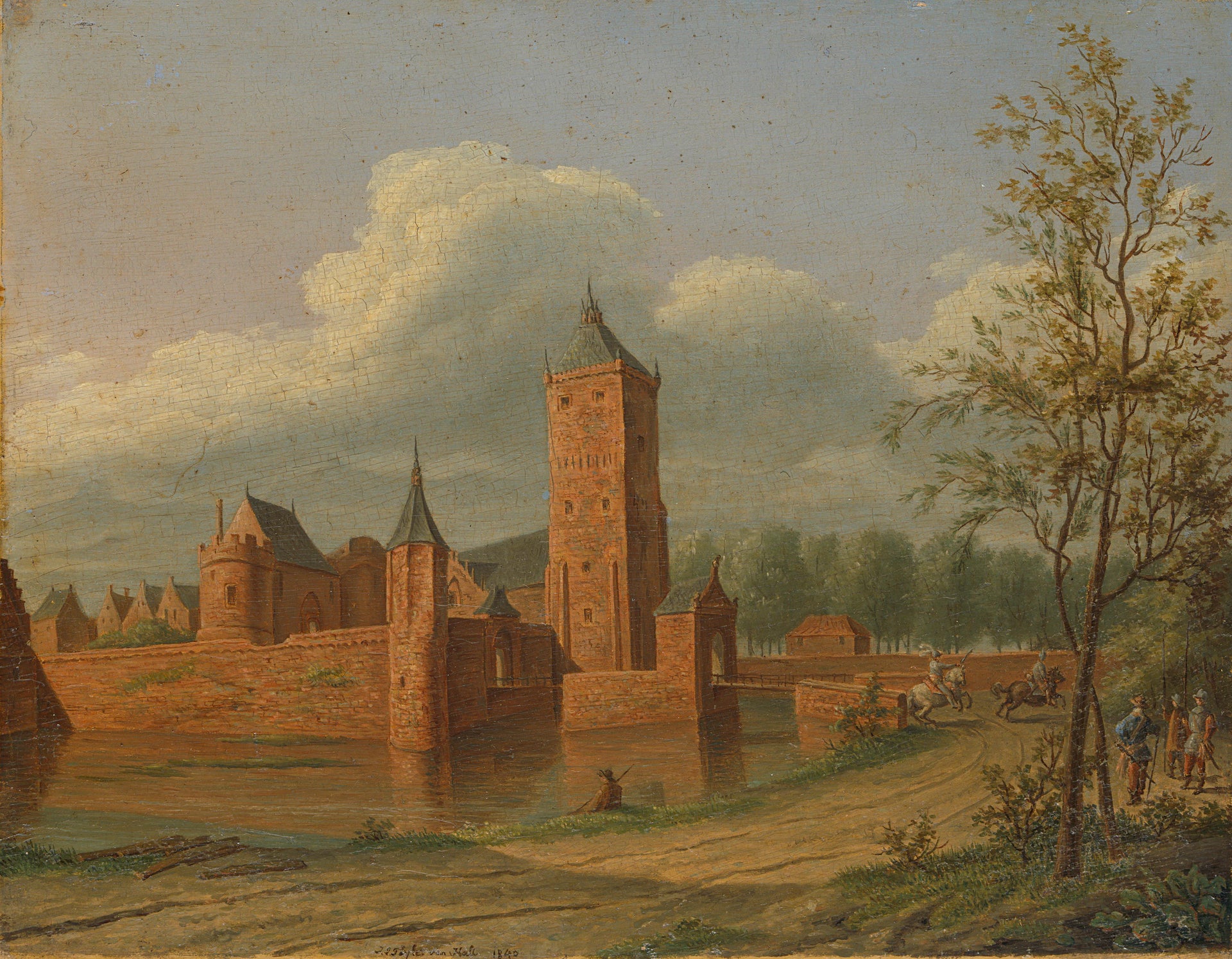 Château de Batestein près de Vianen - Jan Jacob Teyler van Hall