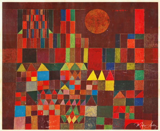 Château et soleil - Paul Klee - Reproductions de tableaux et peintures haut de gamme