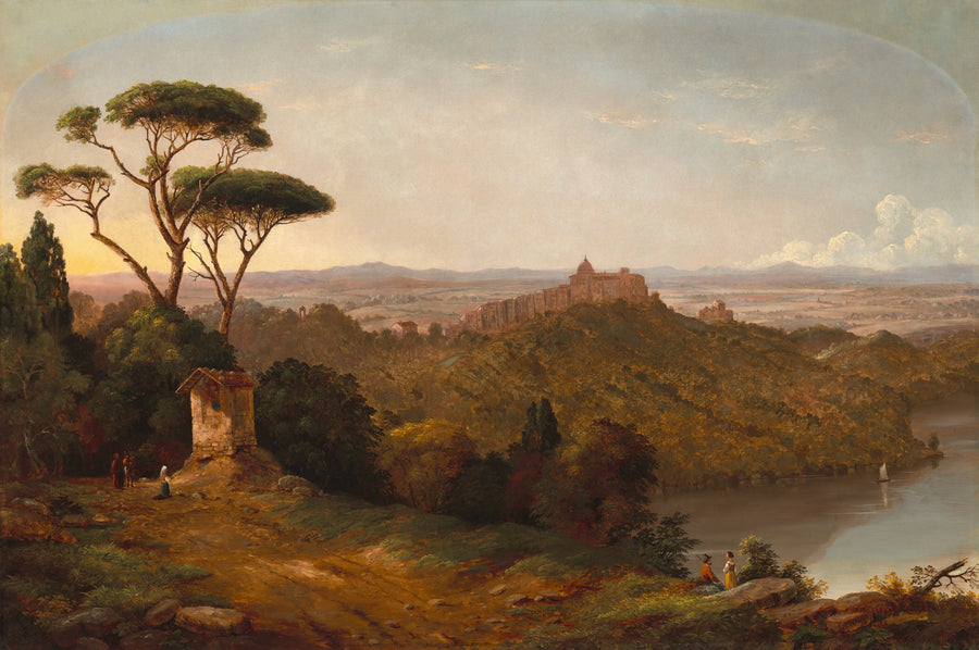 Château Gondolfo, Lac d'Albano, Italie - Christopher Pearse Cranch