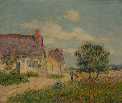Chaumière au Vandreuil - Gustave Loiseau - Alpha Reproduction