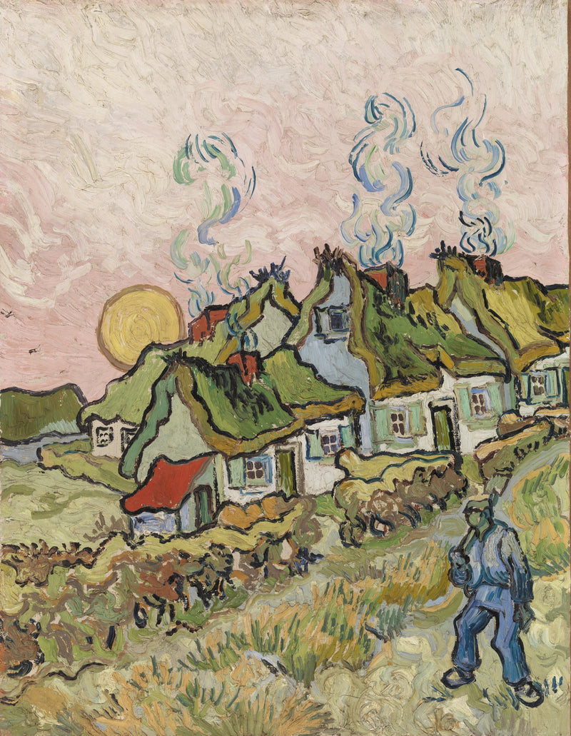 日差しの中の小屋 - Vincent van Gogh