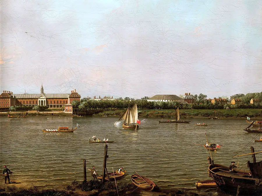 Chelsea College La Rotonde Ranelagh House et la Tamise - Canaletto - Alpha Reproduction