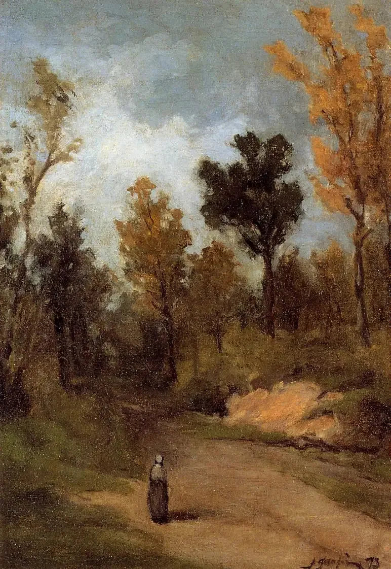 Chemin dans la forêt - Paul Gauguin image 1 reproduction réalisée par Alpha Reproduction