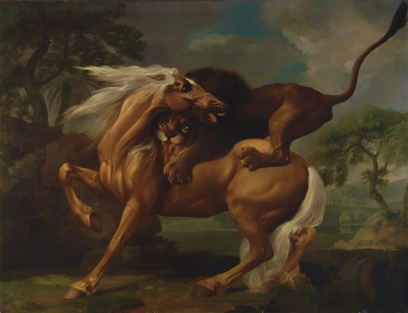 ライオンに襲われた馬 - ジョージ・スタブズ

Source:
Cheval attaqué par un lion - George Stubbs