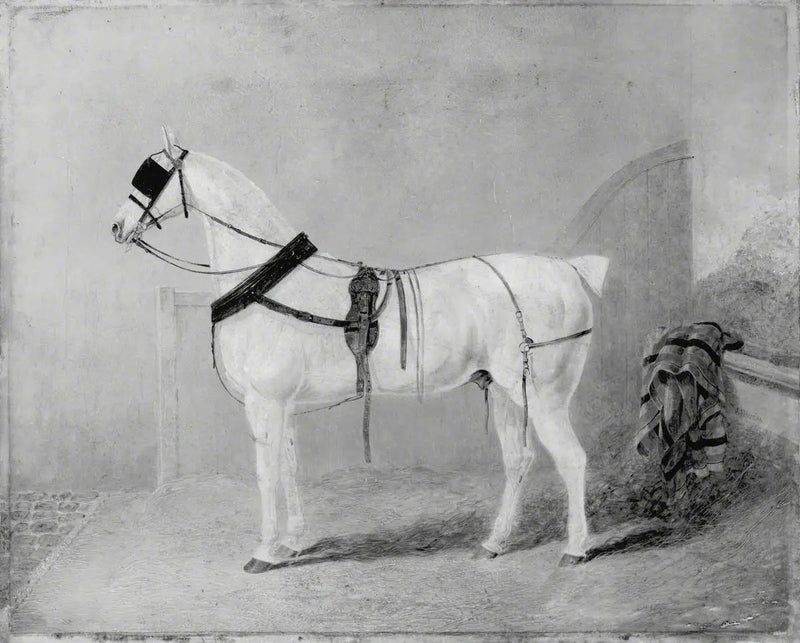 ジョン・フレデリック・ヘリング Sr. の馬車馬と馬小屋の風景

Source:
Cheval de calèche dans une écurie - John Frederick Herring, Sr.