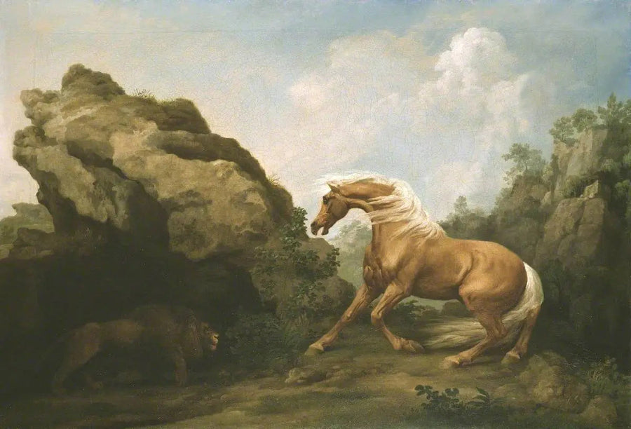 ライオンに怯える馬 - ジョージ・スタブス

Source:
Cheval effrayé par un lion - George Stubbs