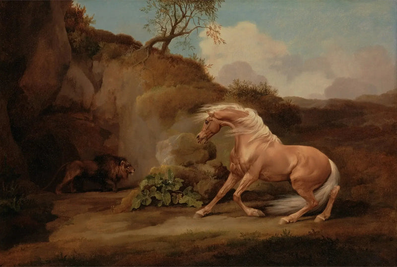 ライオンに怯える馬 - ジョージ・スタブス

Source:
Cheval effrayé par un lion - George Stubbs