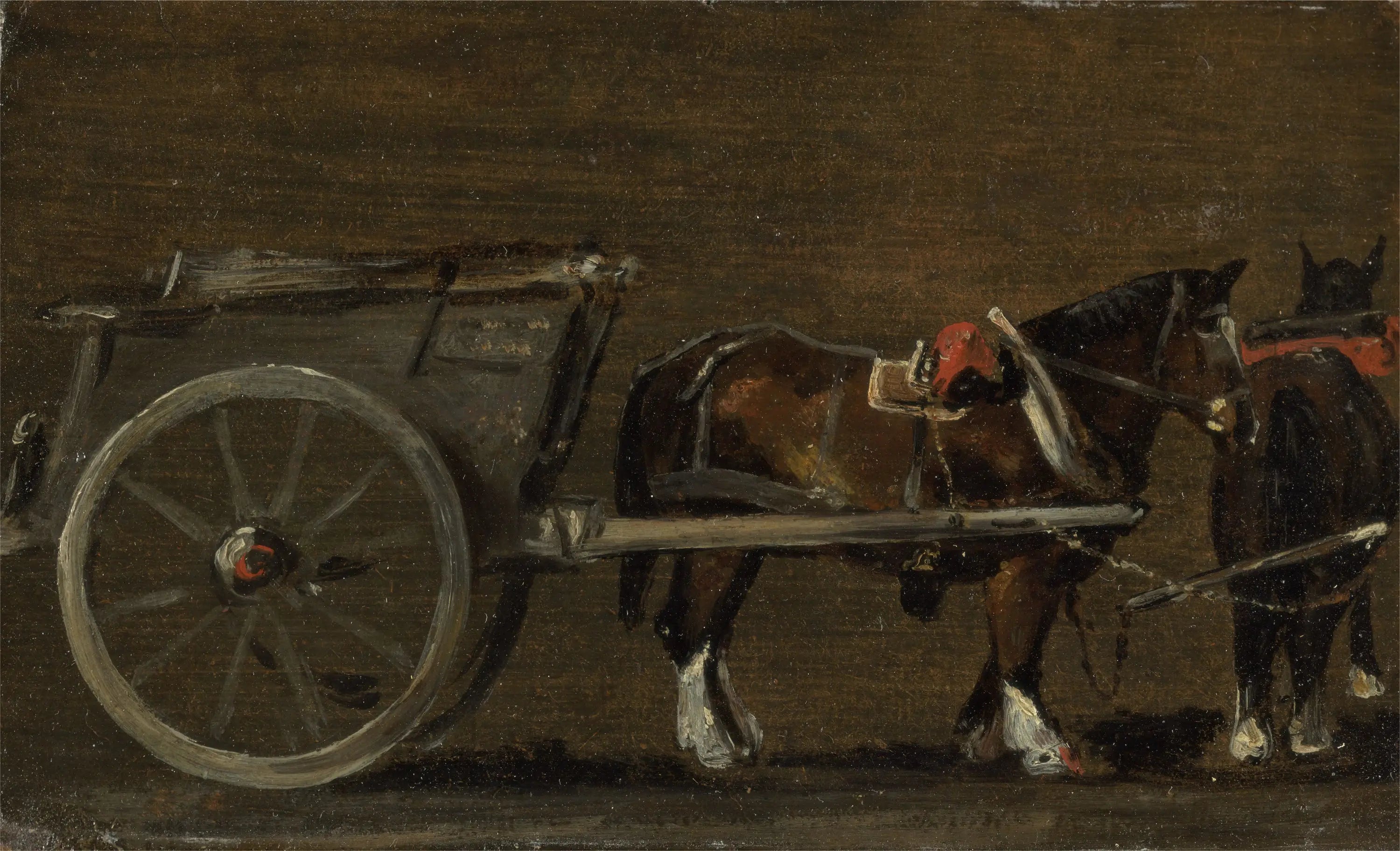 Cheval et charrette - John Constable image 1 copie peinte à la main à l’huile