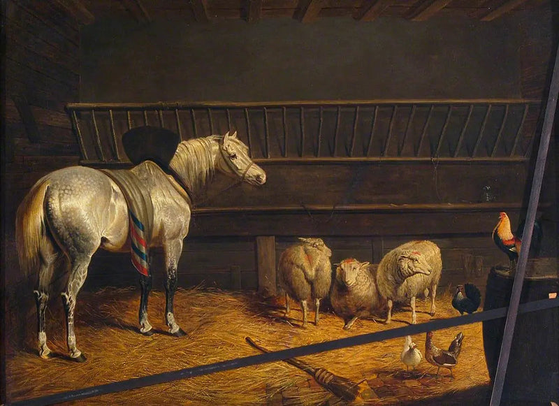 馬のグレーの絵画、馬小屋の中 - ジョン・フレデリック・ヘリング Sr.

Source:
Cheval gris dans une écurie - John Frederick Herring, Sr.
