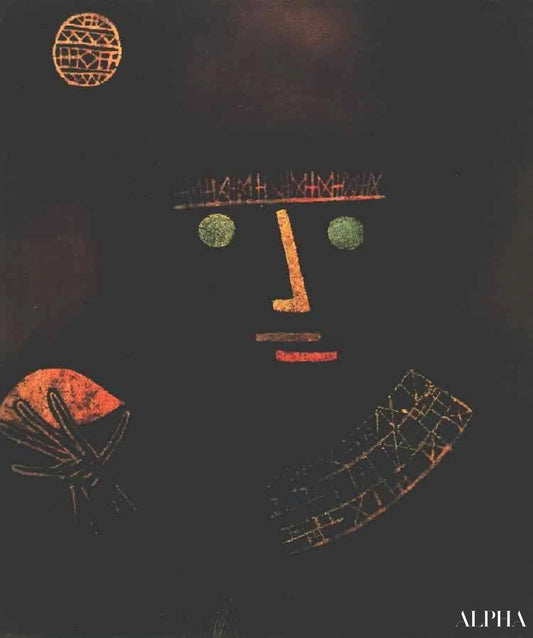Chevalier noir - Paul Klee - Reproductions de tableaux et peintures haut de gamme