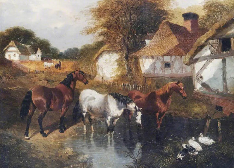 農場の隅の馬 - ジョン・フレデリック・ヘリング Sr.  

Source:
Chevaux dans un coin d'une ferme - John Frederick Herring, Sr.
