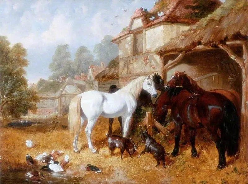 農場の馬たち - ジョン・フレデリック・ヘリング Sr.  

Source:
Chevaux dans une cour de ferme - John Frederick Herring, Sr.