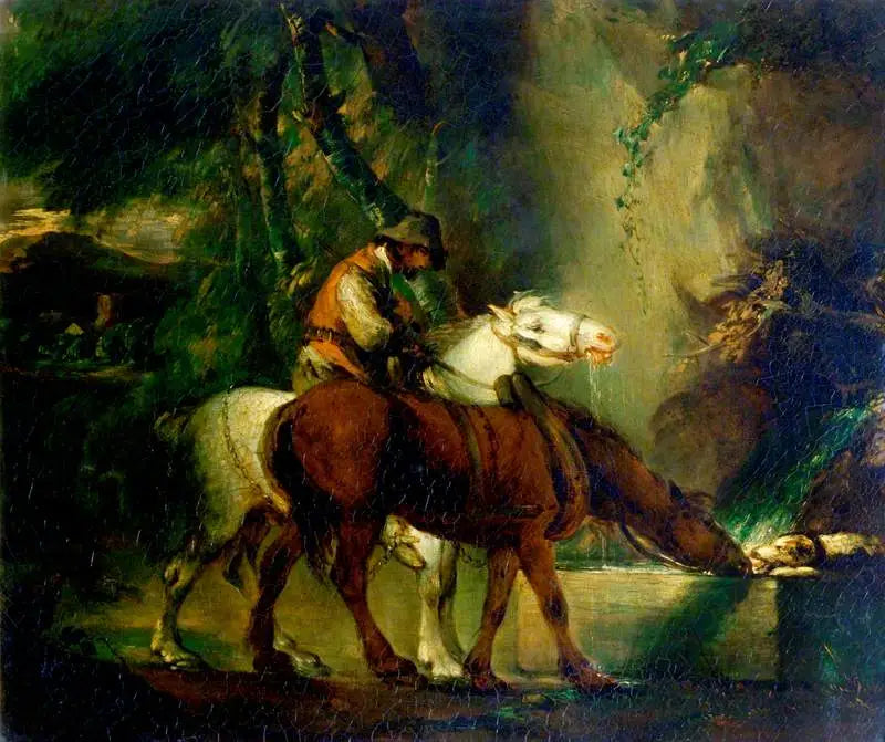 トーマス・ゲインズバラの荷馬車の馬たちと給水器

Source:
Chevaux de trait à un abreuvoir - Thomas Gainsborough