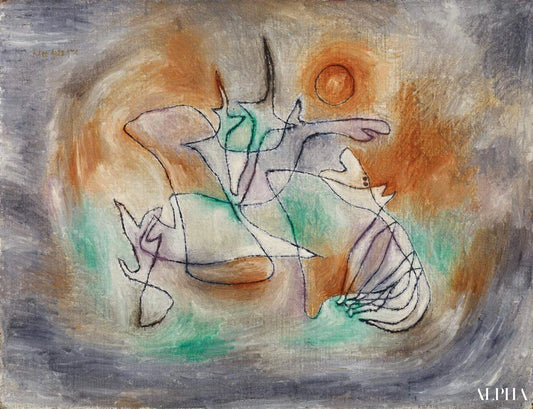 Chien hurleur - Paul Klee - Reproductions de tableaux et peintures haut de gamme