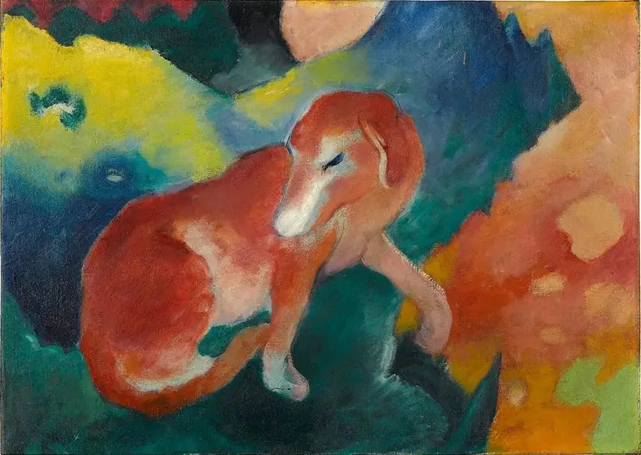 赤い犬 - フランツ・マルク