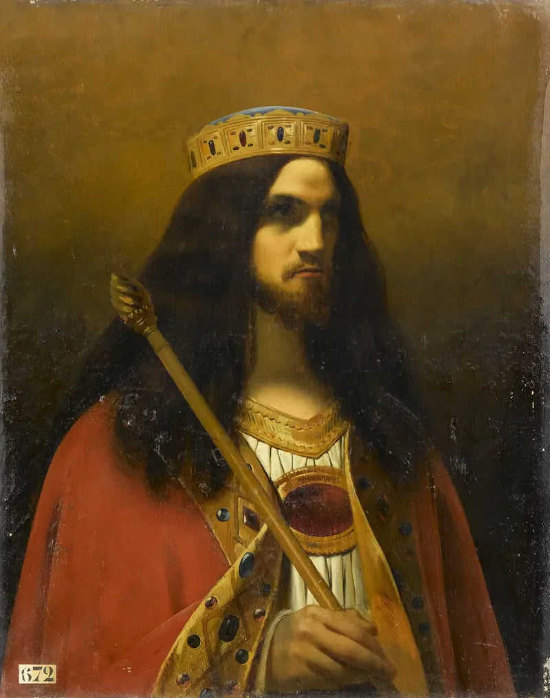 フランク王子シェリック3世 - エミール・シニョル

Source:
Childéric III, roi des Francs - Émile Signol