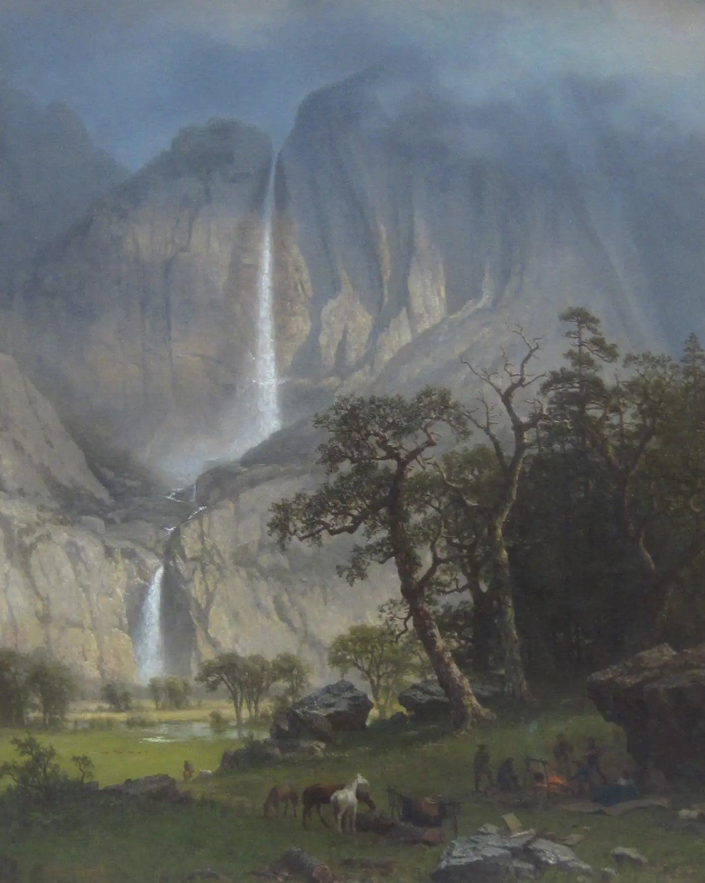Cho-looke la chute de Yosemite - Albert Bierstadt - Alpha Reproduction