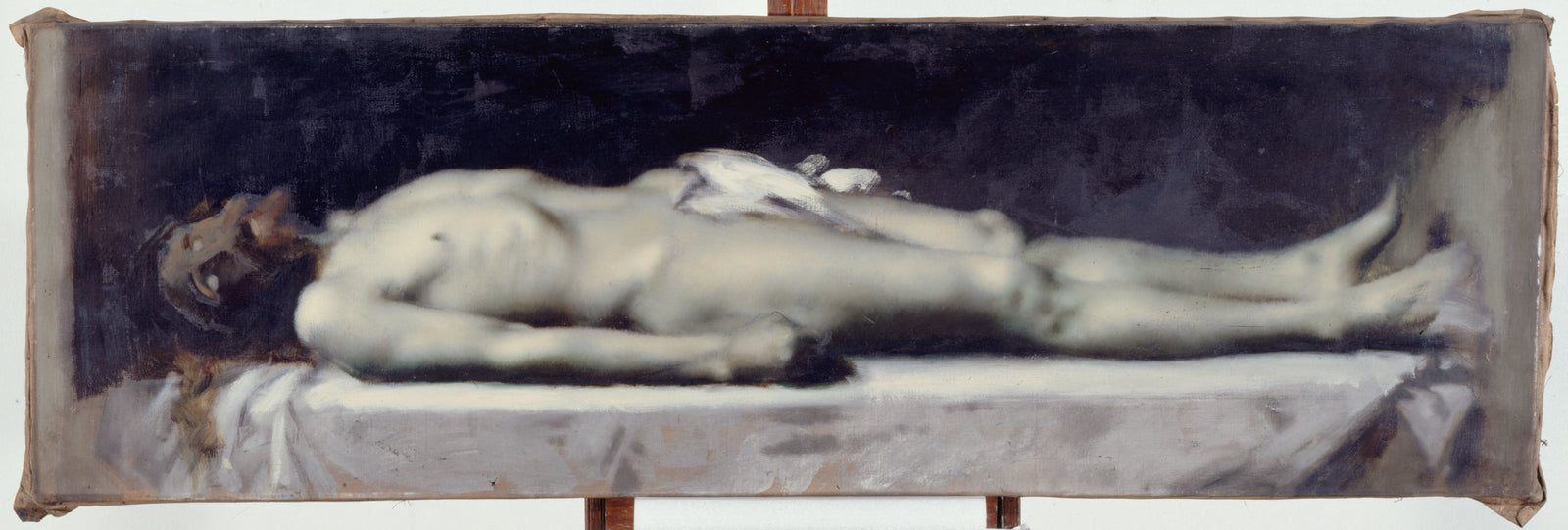 Christ au tombeau - Jean-Jacques Henner image 1 copie peinte à la main à l’huile