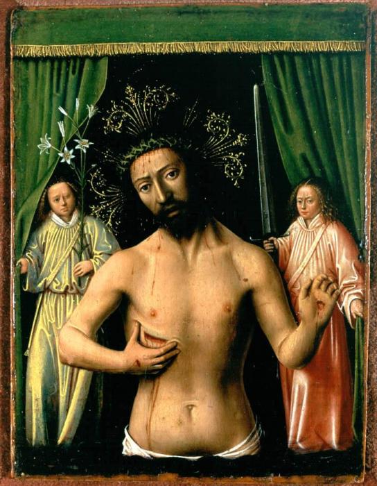 Christ de douleur - Petrus Christus image 1 reproduction réalisée par Alpha Reproduction