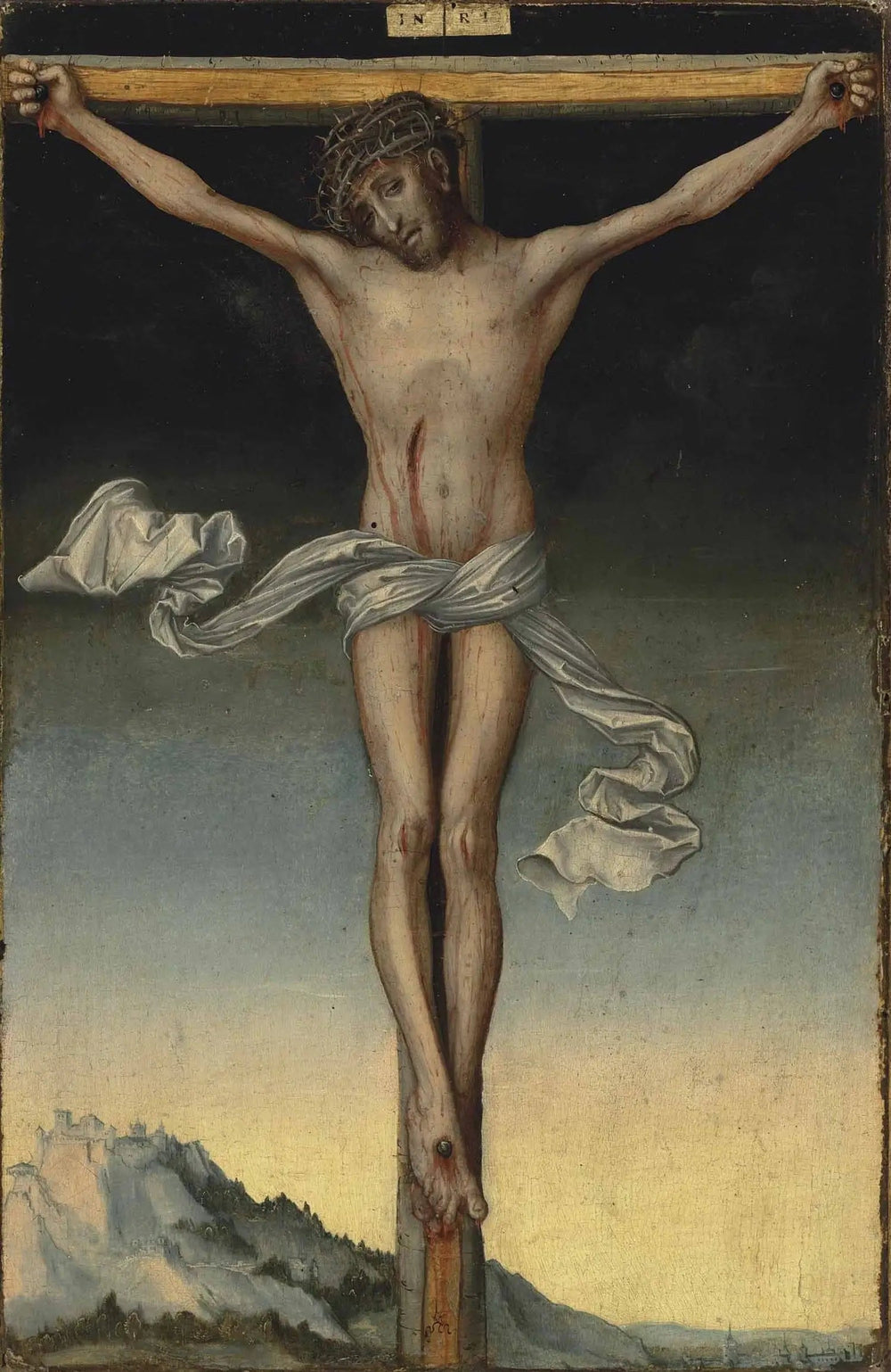 Christ sur la Croix - Lucas Cranach the Elder image 1 tableau peint à l’huile sur toile