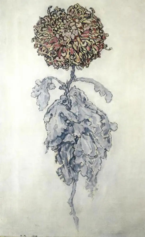 菊 - ピエト・モンドリアン