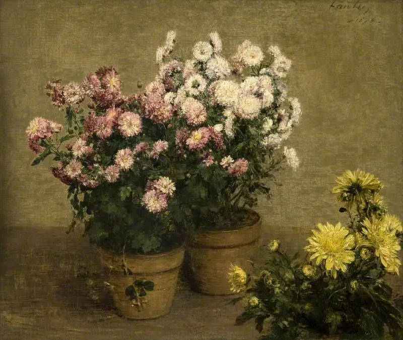 菊 - アンリ・ファンタン＝ラトゥール

Source:
Chrysanthèmes - Henri Fantin-Latour