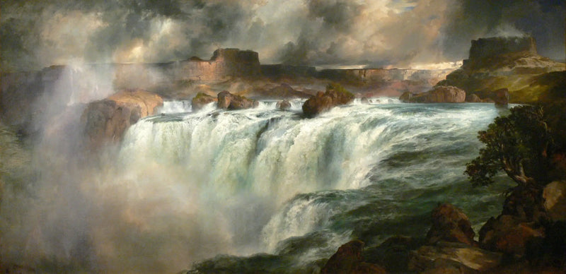 スネーク川のショショーネ滝 - トーマス・モラン

Source:
Chutes de Shoshone sur la rivière Snake - Thomas Moran