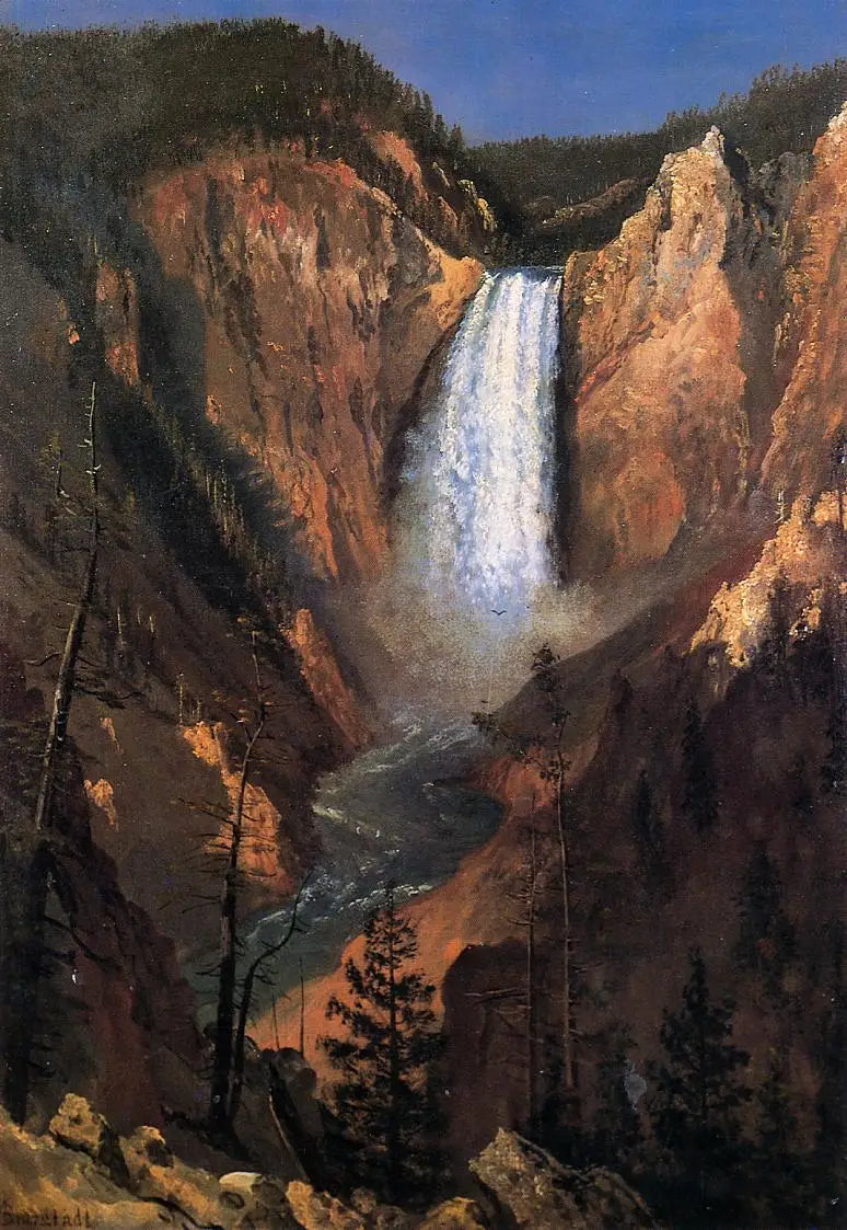 イエローストーンの滝 - アルバート・ビアシュタット

Source:
Chutes de Yellowstone - Albert Bierstadt