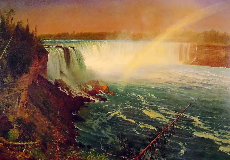 ナイアガラの滝と虹 - アルバート・ビアシュタット

Source:
Chutes du Niagara avec arc-en-ciel - Albert Bierstadt