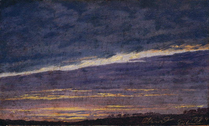 夕方の曇り空 - カスパー・ダーヴィッド・フリードリヒ
